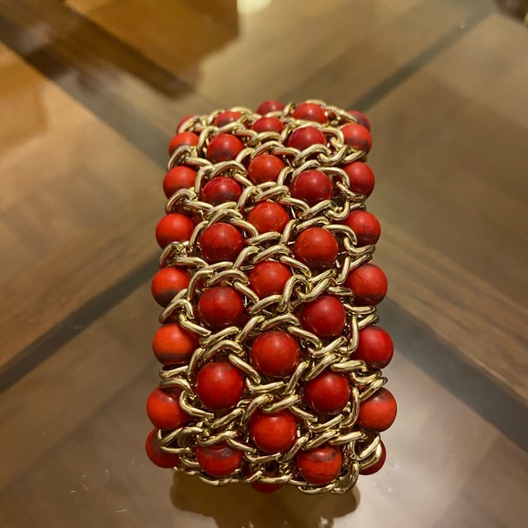 *SOLD* Stretchy Coral Beads Bracelet - Picture 6 of 6